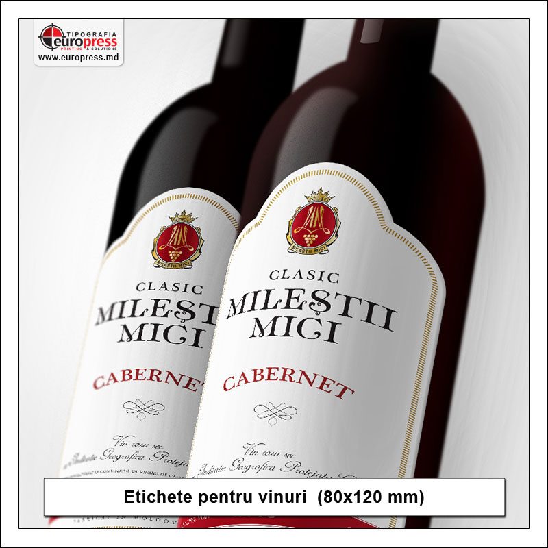 Etichete pentru vinuri - Varietate etichete pentru produse - Tipografia Europress