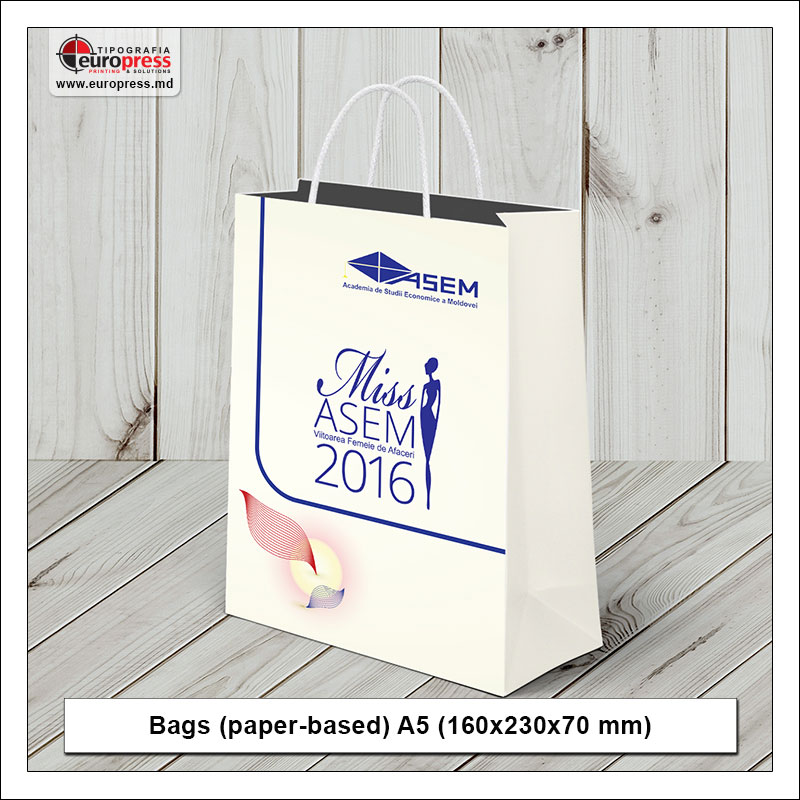 Bags (paper based) A5 - Variety of Paper Bags - EuroPress Printing House