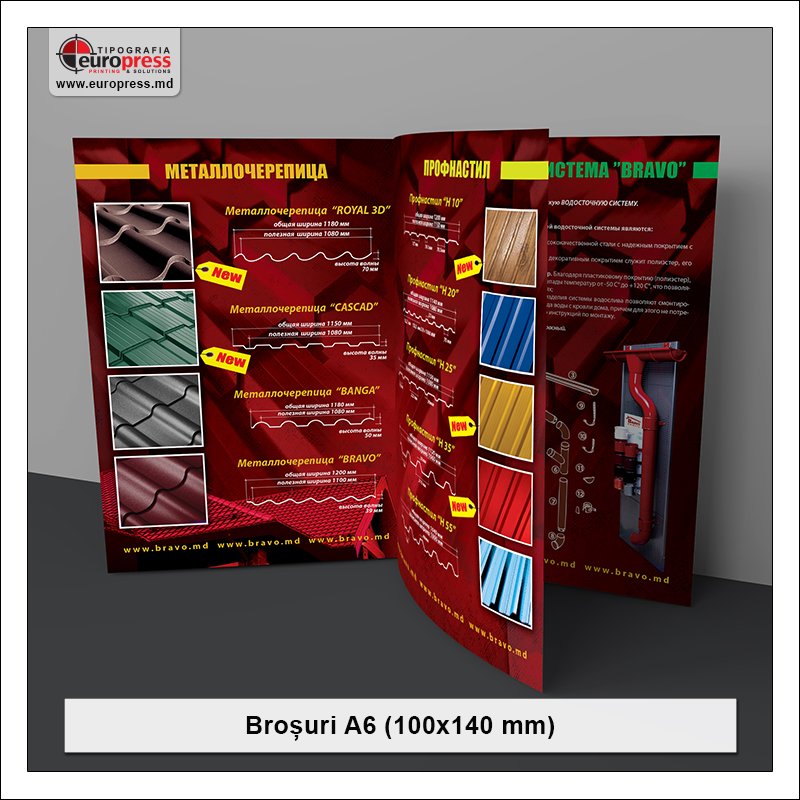 Brosura A6 - Varietate Brosuri - Tipografia Europress