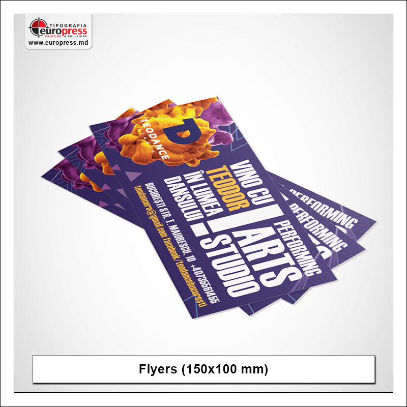 Flyer 150x100 mm - Variety of Flyers - EuroPress Printing House