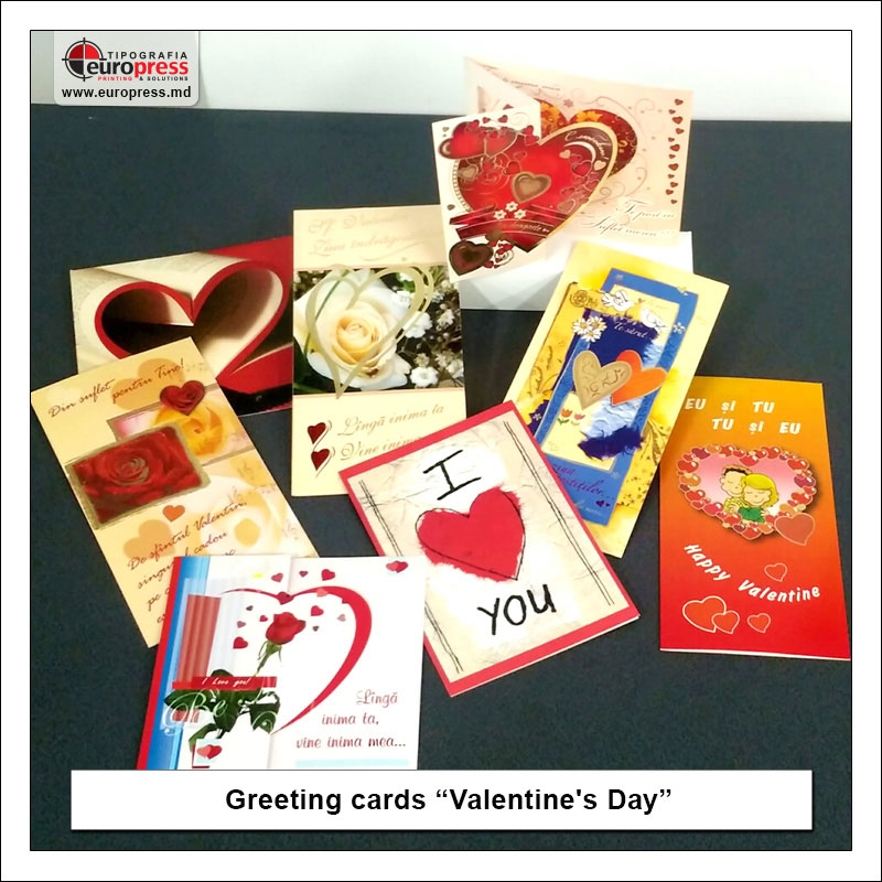Greeting cards Valentine's Day - Variety of Greeting Cards - Europress Printing House