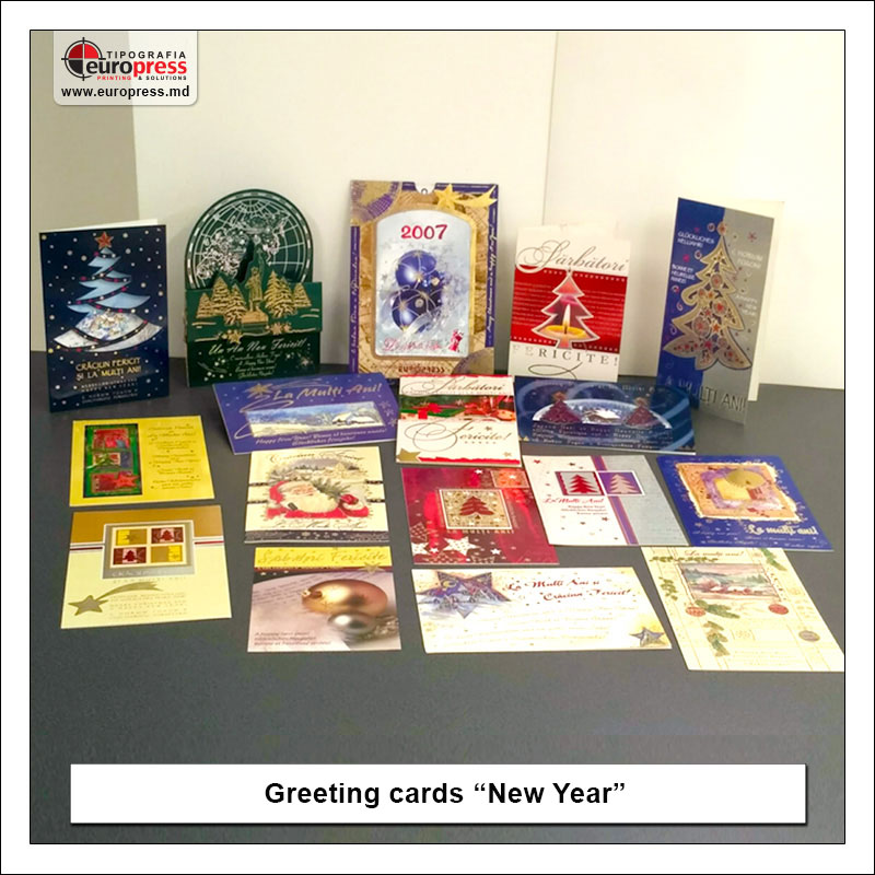 Greeting cards new year - Variety of Greeting Cards - Europress Printing House