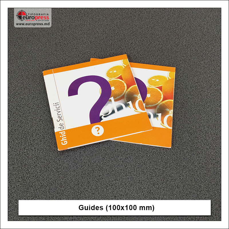 Guides 100x100 mm - Variety of Guides - Europress Printing