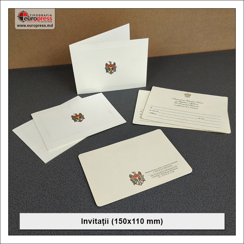 Invitatie 150x110 mm - Varietate Invitatii - Tipografia Europress