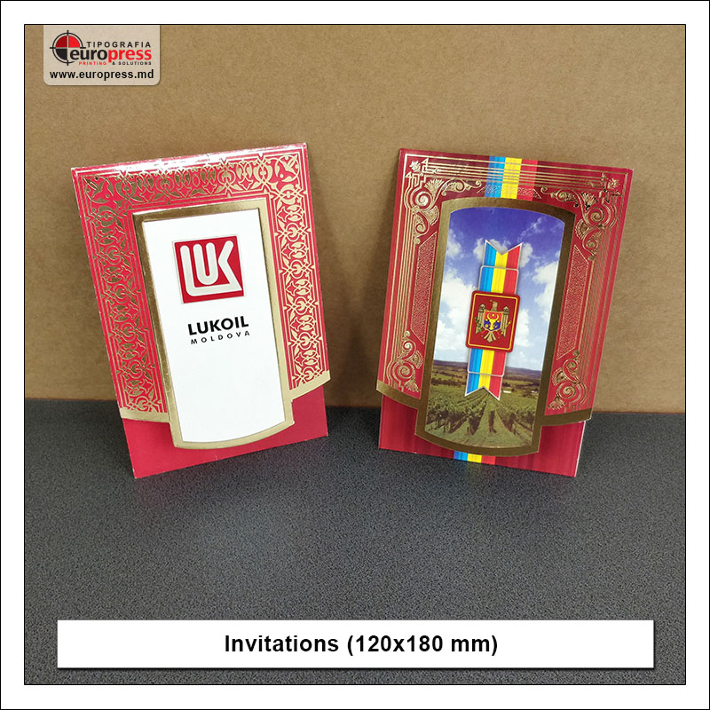 Invitations 120x180 mm - Variety of Invitations - Europress Printing House