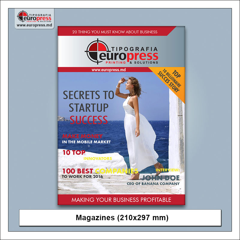 Magazine model 1 - Variety of Magazines - Europres Printing House