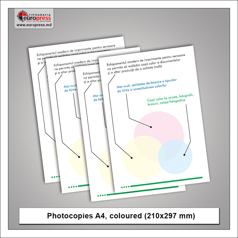 Photocopies A4 coloured - Variety of Photocopies - Europres Printing House