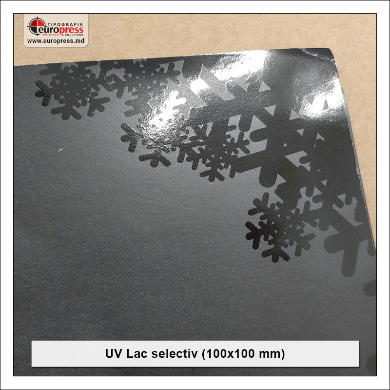 UV Lac selectiv 100x100 mm - Varietate UV lac selectiv - Tipografia Europress