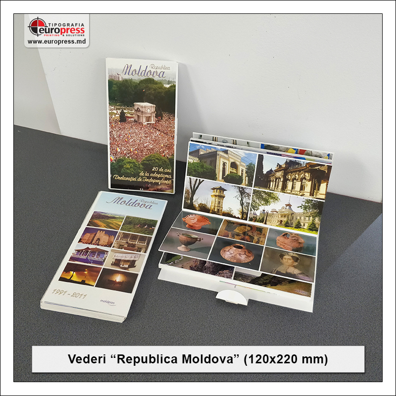 Vederi Republica Moldova - Varietate Carti Postale - Tipografia Europress