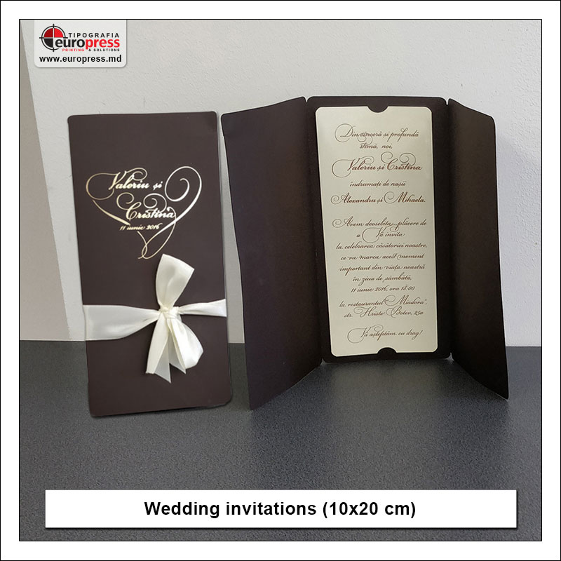 Wedding invitation style 1 - variety of wedding invitations - Europress Printing House