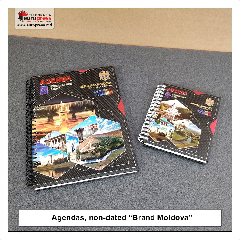 Agendas nondated Brand Moldova - Variety of Brand Moldova Products - EuroPress Printing House