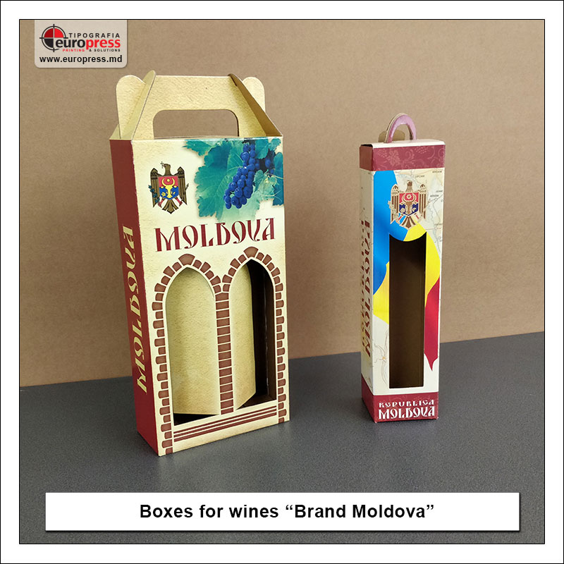 Boxes for wines Brand Moldova - Variety of Brand Moldova Products - EuroPress Printing House