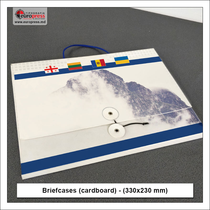 Briefcases cardboard 330x230 mm 2 - Variety of Briefcases Cardboard - Europress Printing House