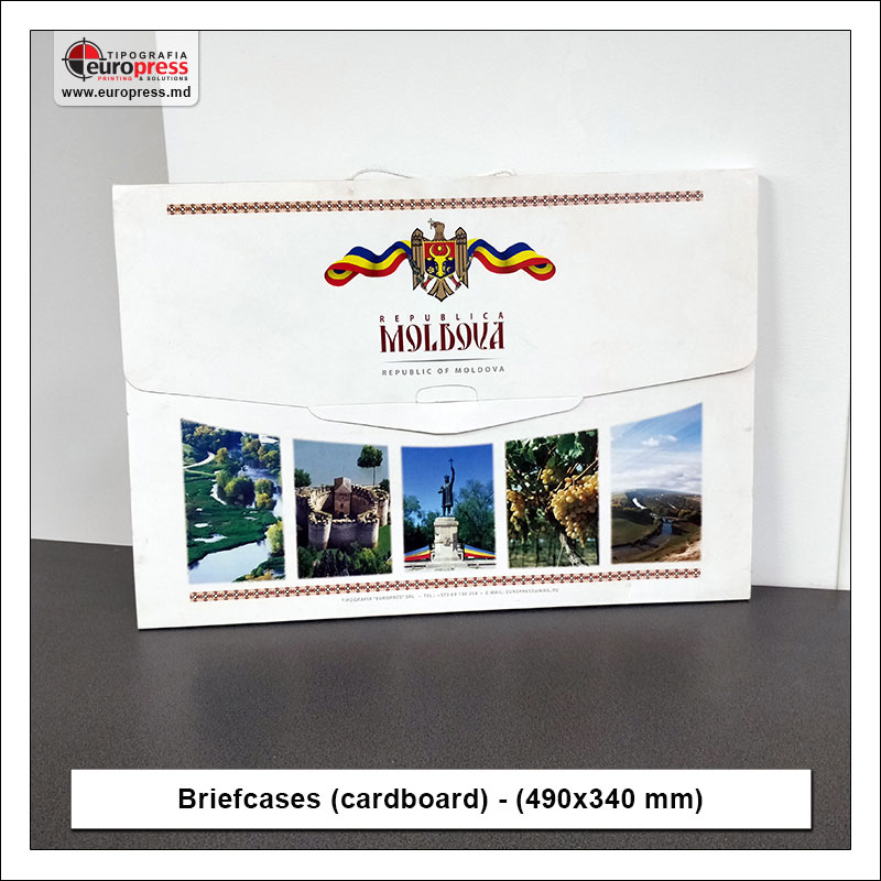 Briefcases cardboard 490x340 mm - Variety of Briefcases Cardboard - Europress Printing House