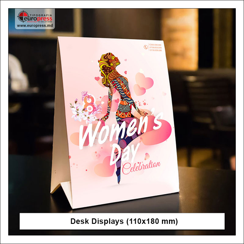 Desk Displays 110x180 mm - Variety of Desk Displays - Europress Printing House