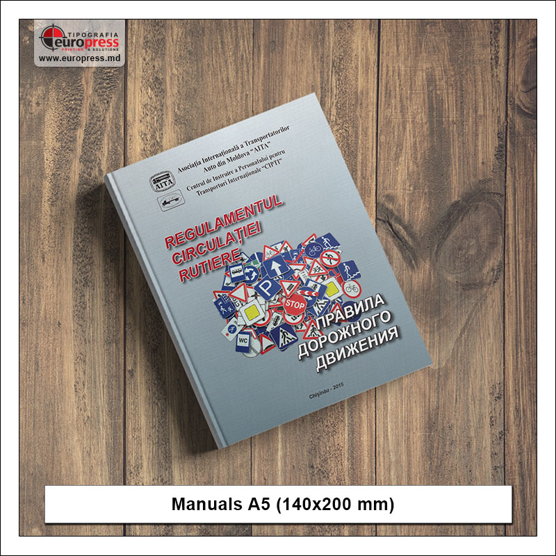 Manuals A5 - Variety of Books - EuroPress Printing House