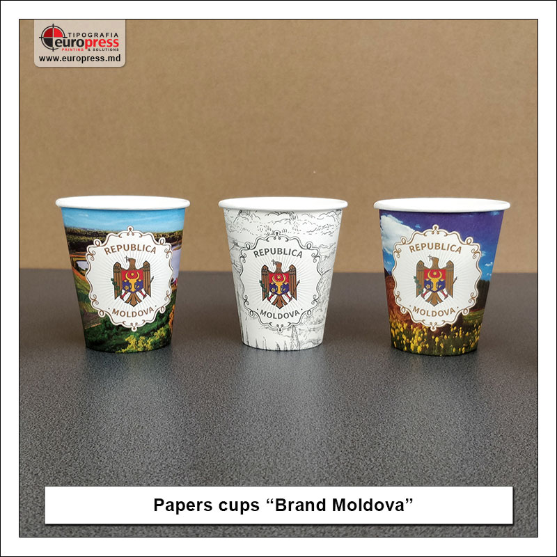 Papers cups Brand Moldova - Variety of Brand Moldova Products - EuroPress Printing House