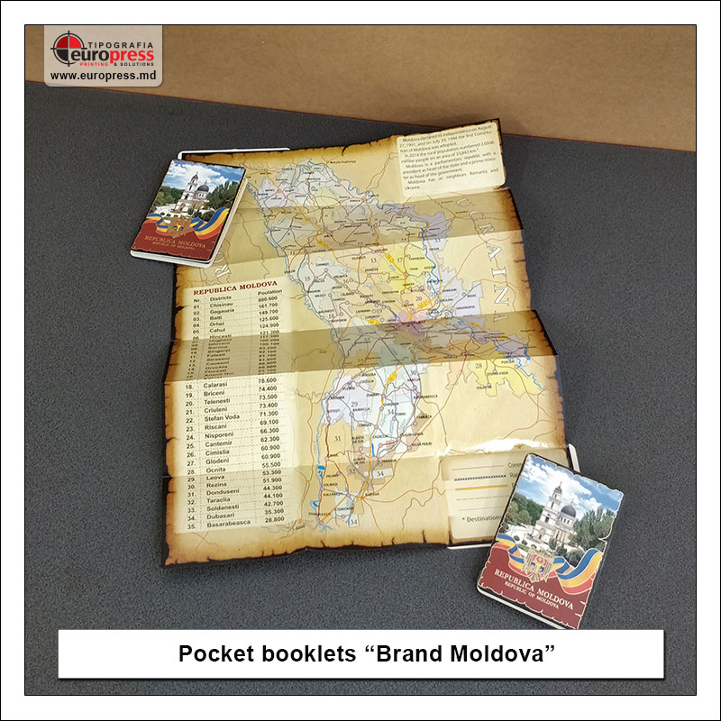 Pocket booklets Brand Moldova - Variety of Brand Moldova Products - EuroPress Printing House