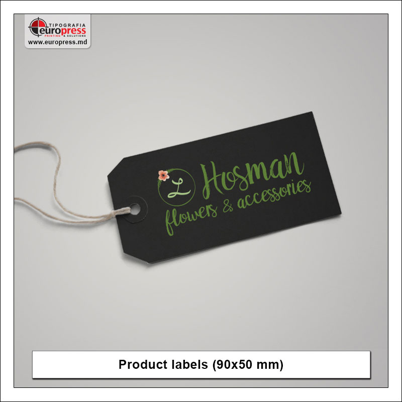 Product label 6 - Variety of Labels for products - EuroPress Printing House