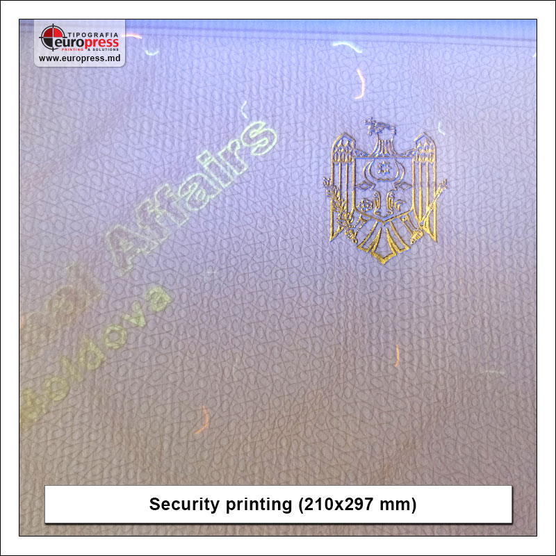 Security printing 4 210x297 mm - Variety of Security Printing - Europress Printing House