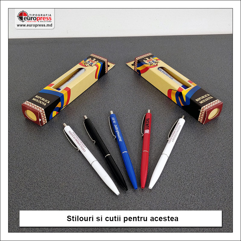Stilouri si cutii pentru stilouri - Varietate Rechizite de Birou - Tipografia Europress