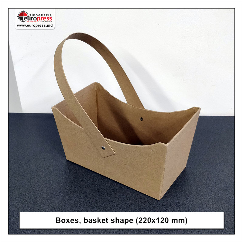 Boxes basket shape 220x120 mm - Variety of boxes - Europress Printing House