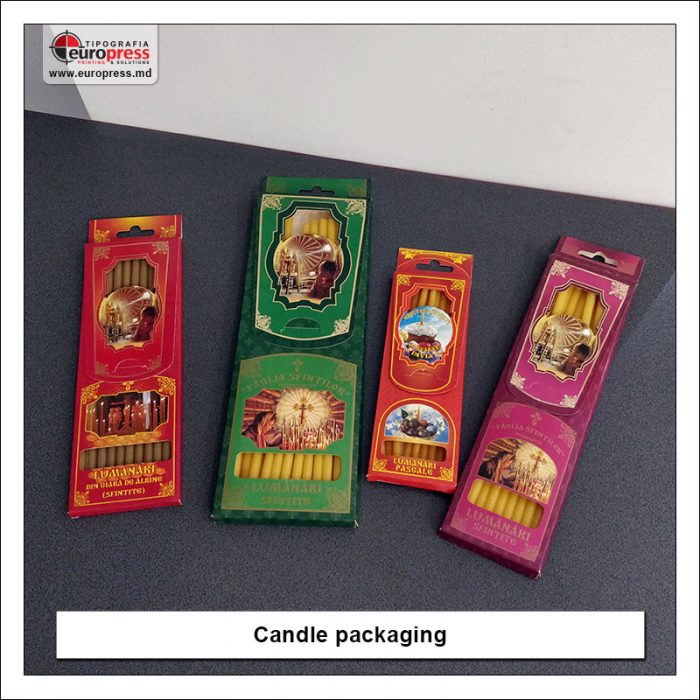 Candle packaging - Variety of the Church Ware - EuroPress Printing House