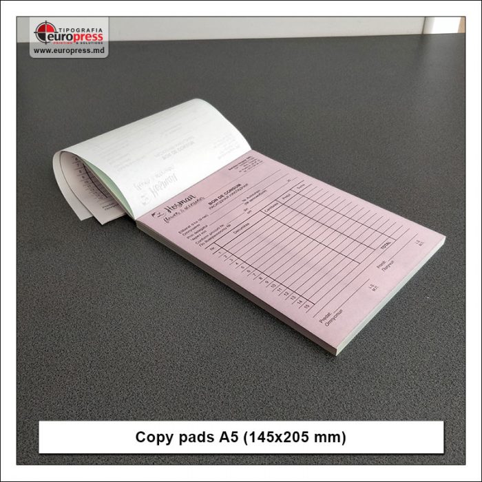 Carbon Copy pad A5 - Variety of carbon copy pads - Europress Printing House