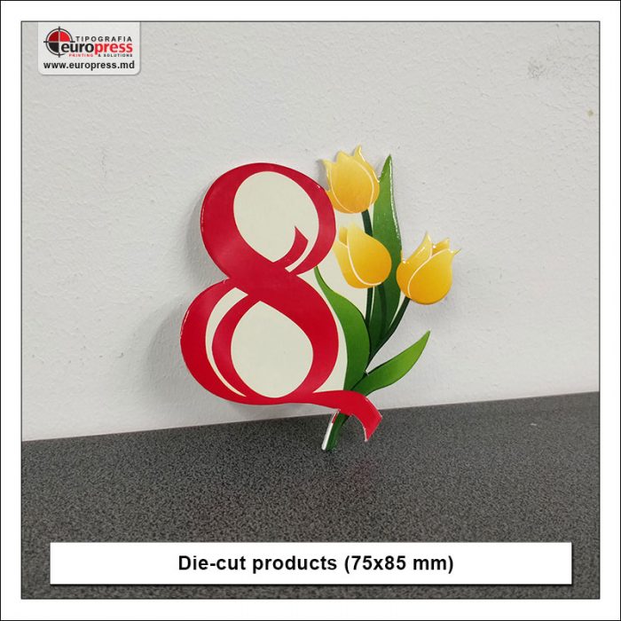 Die cut products 75x85 mm - Variety of die cut products - Europress Printing House
