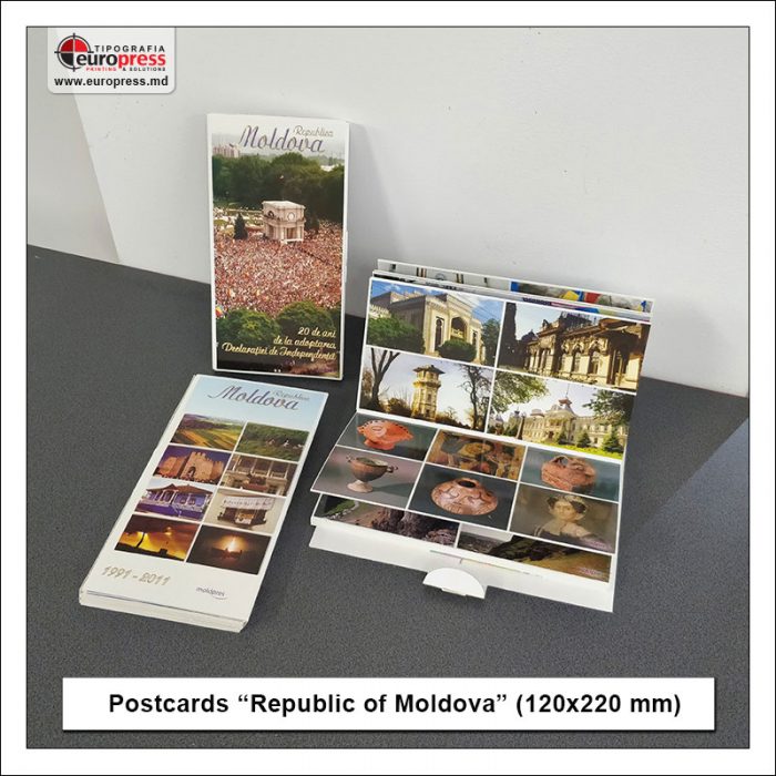 Postcards Republic of Moldova 120x220 mm - Variety of Postcards - Europress Printing House