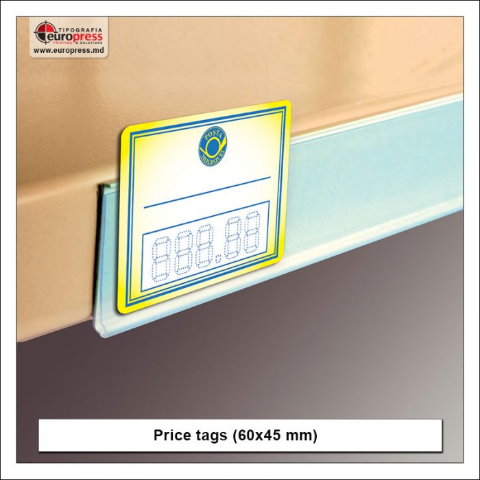 Price tags style 1 - Variety of Price tags - EuroPress Printing House