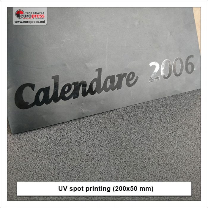UV spot printing 200x50 mm - Variety of UV spot printing - Europress Printing House