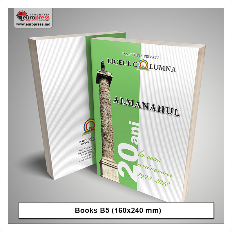Books B5 model 1 160x240 mm - Variety of Books - EuroPress Printing House Books B5 model 1 160x240 mm - Variety of Books - EuroPress Printing House