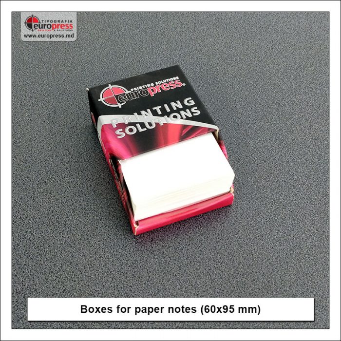 Boxes for paper notes 60x95 mm - Variety of Boxes for Paper Notes - EuroPress Printing House