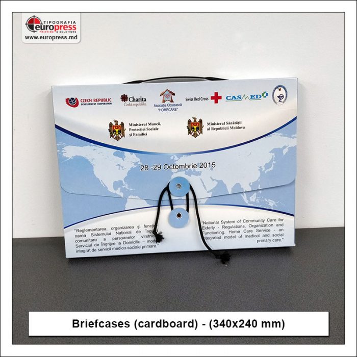 Briefcases cardboard 340x240 mm - Variety of Briefcases Cardboard - Europress Printing House