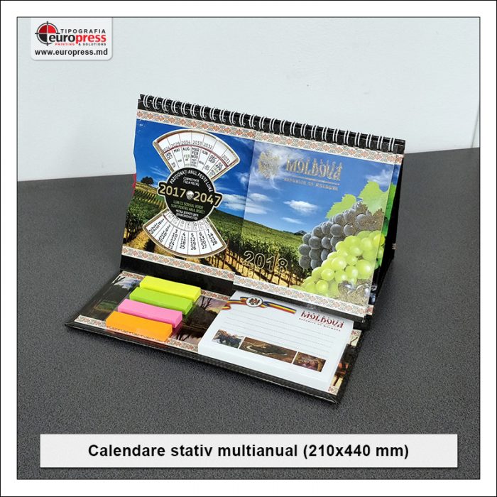 Calendar stativ multianual 210x440 mm - Varietate Calendare - Tipografia Europress