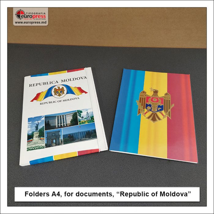Folders A4 for documents Republic of Moldova - Variety of Folders - Europress Printing