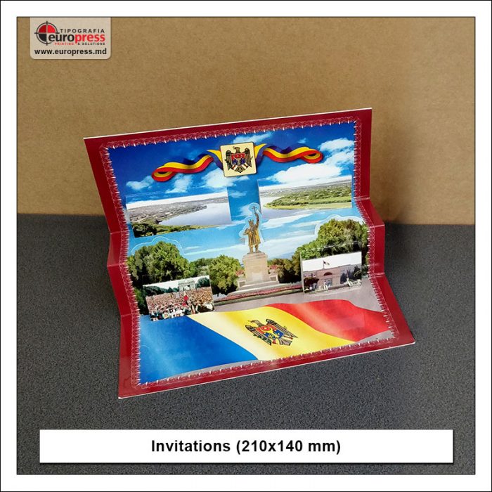 Invitations 210x140 mm - Variety of Invitations - Europress Printing House
