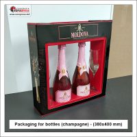 Packaging for bottles champagne 380x400 mm - Variety of Packaging - Europress Printing House