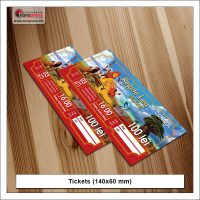 Tickets 140x60 mm - Variety of Tickets - Europress Printing House